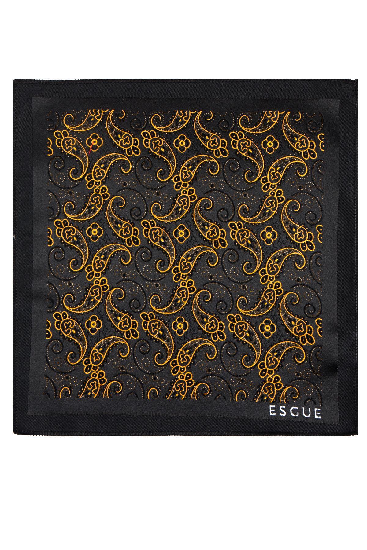 ست کراوات و دستمال مردانه طرح شال | Esgue ESG115KRM1170 - تصویر 4