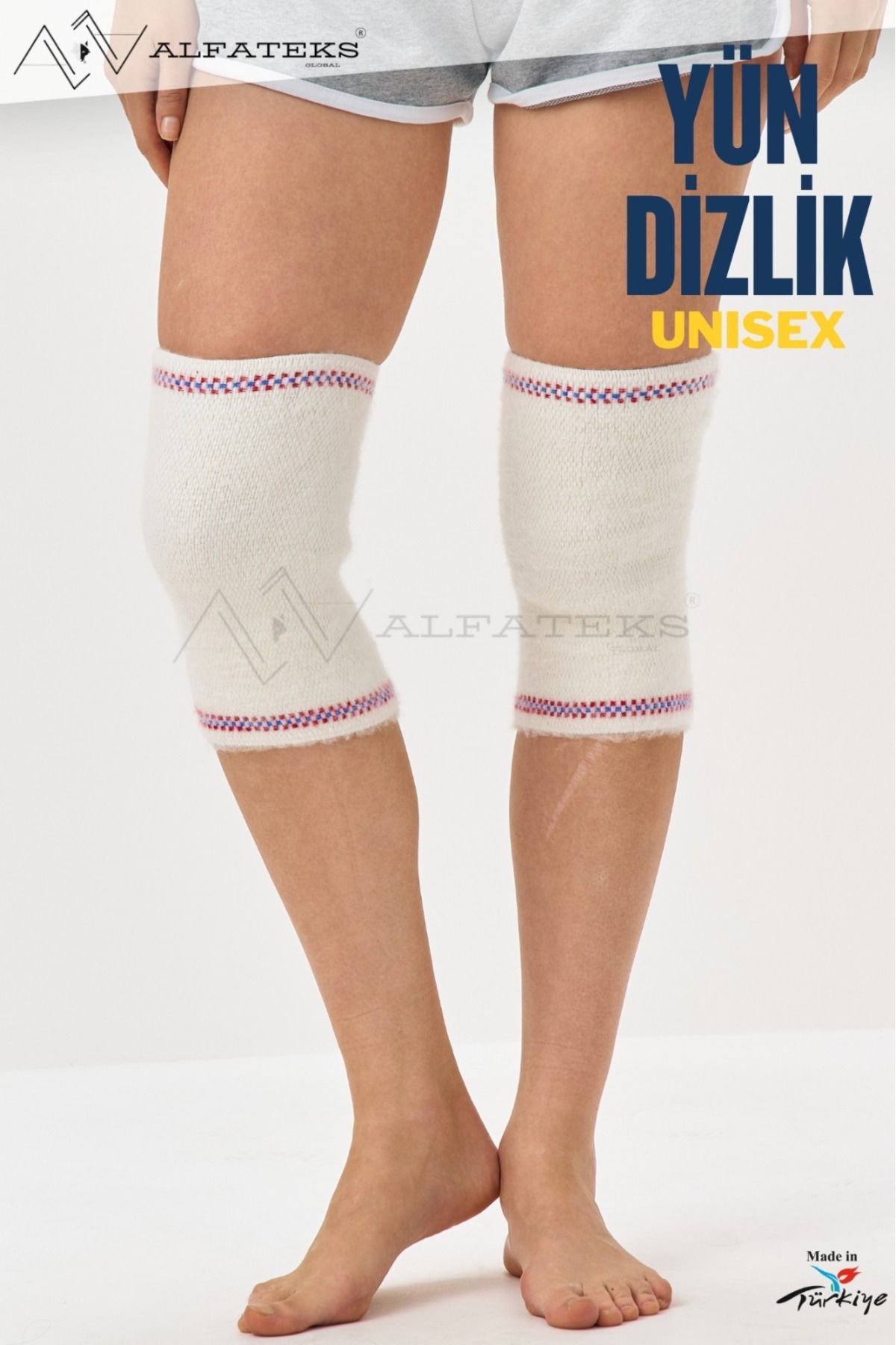 ALFATEKS YÜN DİZLİK-SICAK TUTAR- VE DİZ AĞRILARINA İYİ GELİR (ÇİFT GÖNDERİLİR)