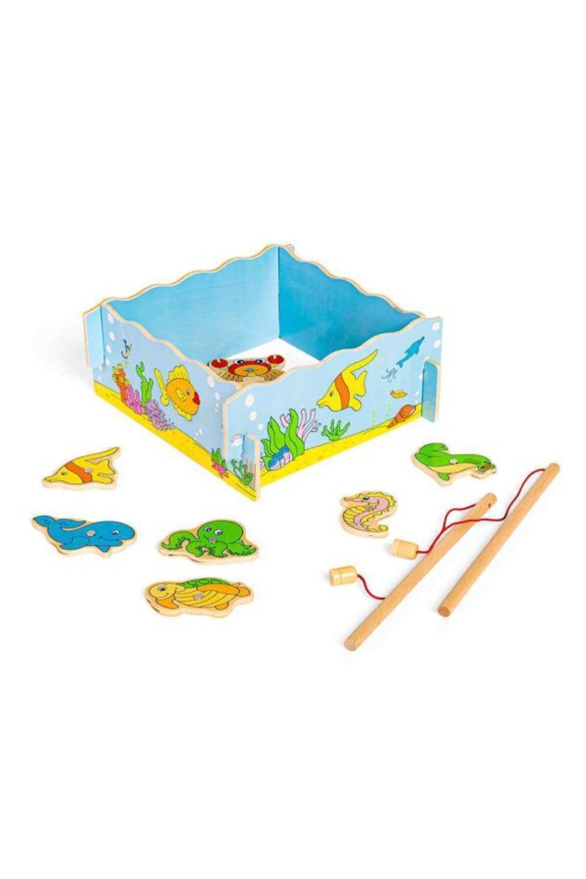 بازی ماهیگیری چوبی