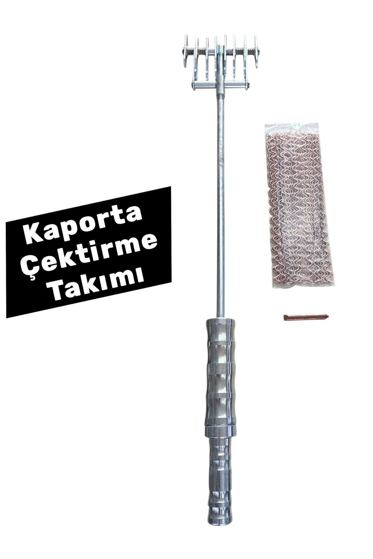 Kaporta Çektirme Seti - Aslan Pençesi - Zigzag Teli - Bakır uç