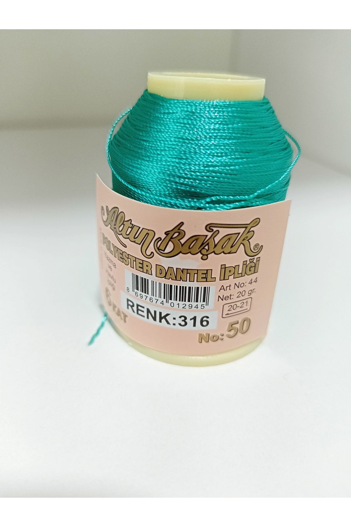 Altınbaşak Polyester Oya İpi ve Dantel İpliği 20 gr No:50 6 Kat