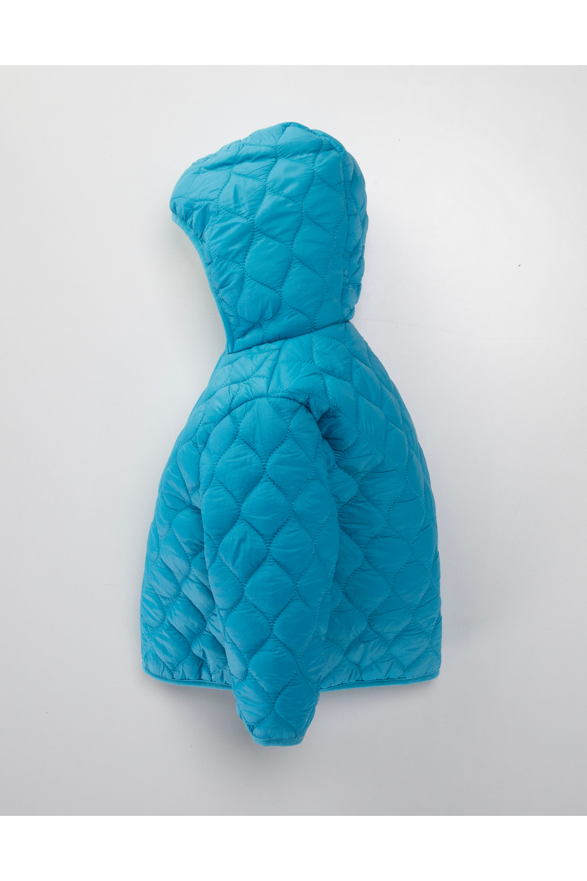 ZERA KIDS Soft Kapitone Kumaş, Cepli, Kapüşonlu Çocuk Kışlık Mont-Kaban fotoğrafı 3 (önizleme)