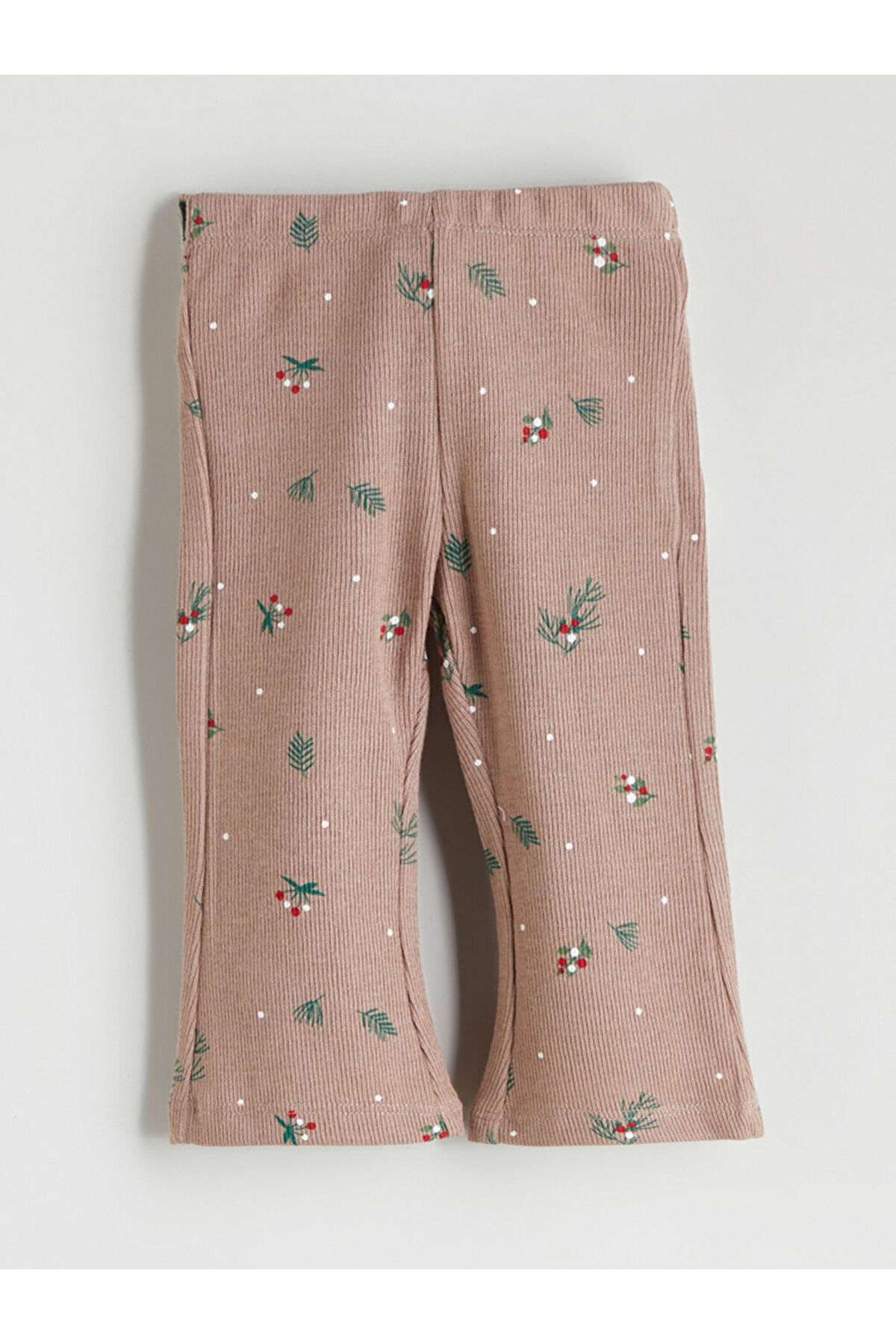 LC Waikiki Bej Bebe Yaka Kız Bebek Sweatshirt Ve Tayt Pantolon fotoğrafı 5 (önizleme)