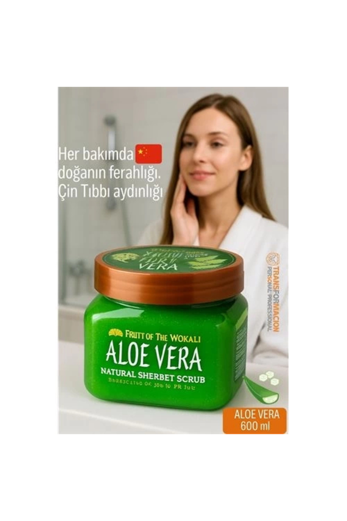 toganshop BFS Profesyonel AloeVera Doğal Peeling - Tüm Vücut Scrub 600 ml