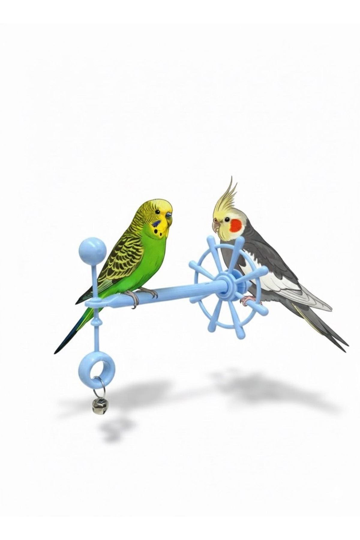 LP Eğlenceli Dönen Çarklı ve Zilli Kuş Oyuncağı