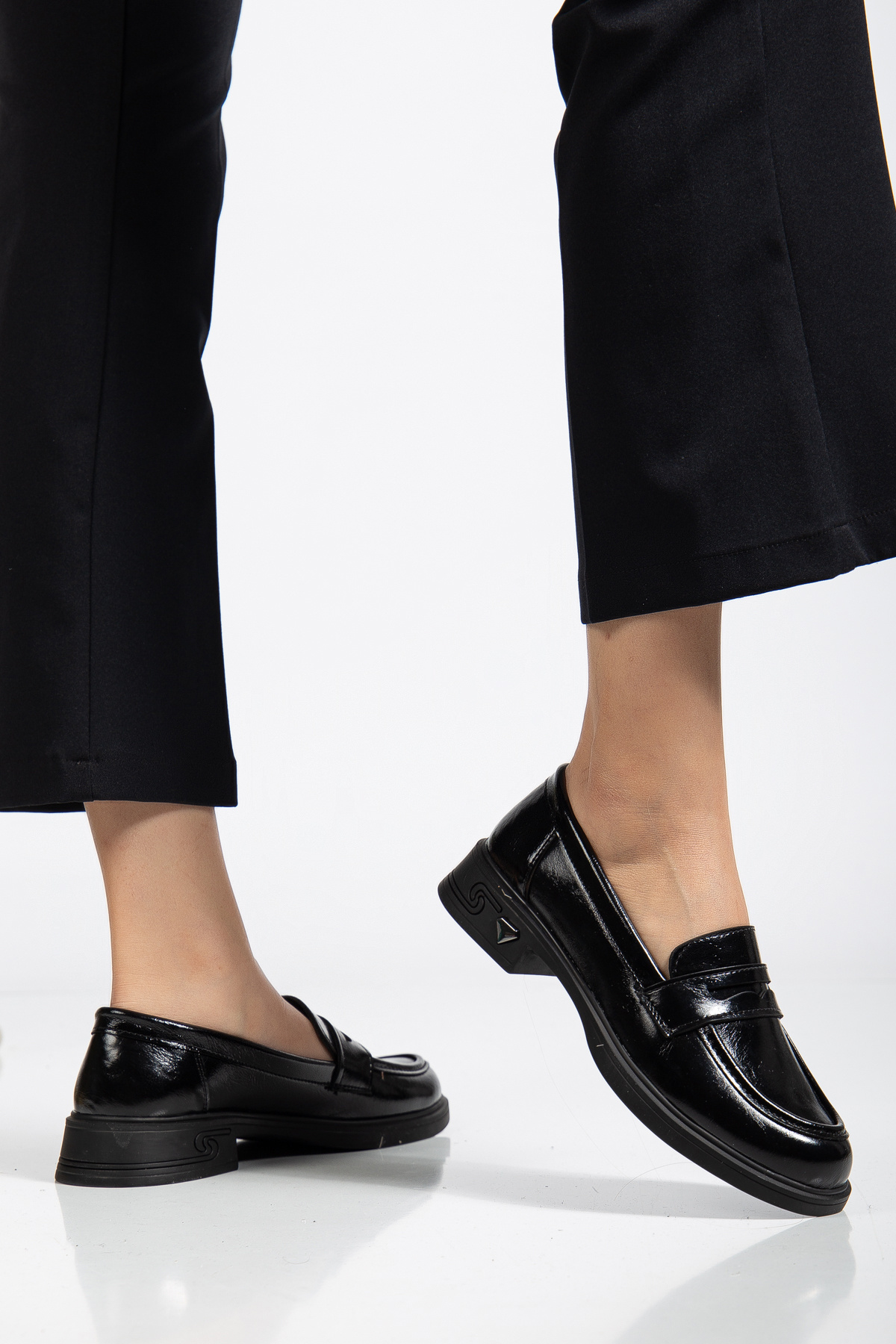 HCO SHOES Termo Kaymaz Taban Loafer Oxford Kadın Ayakkabı görsel 3