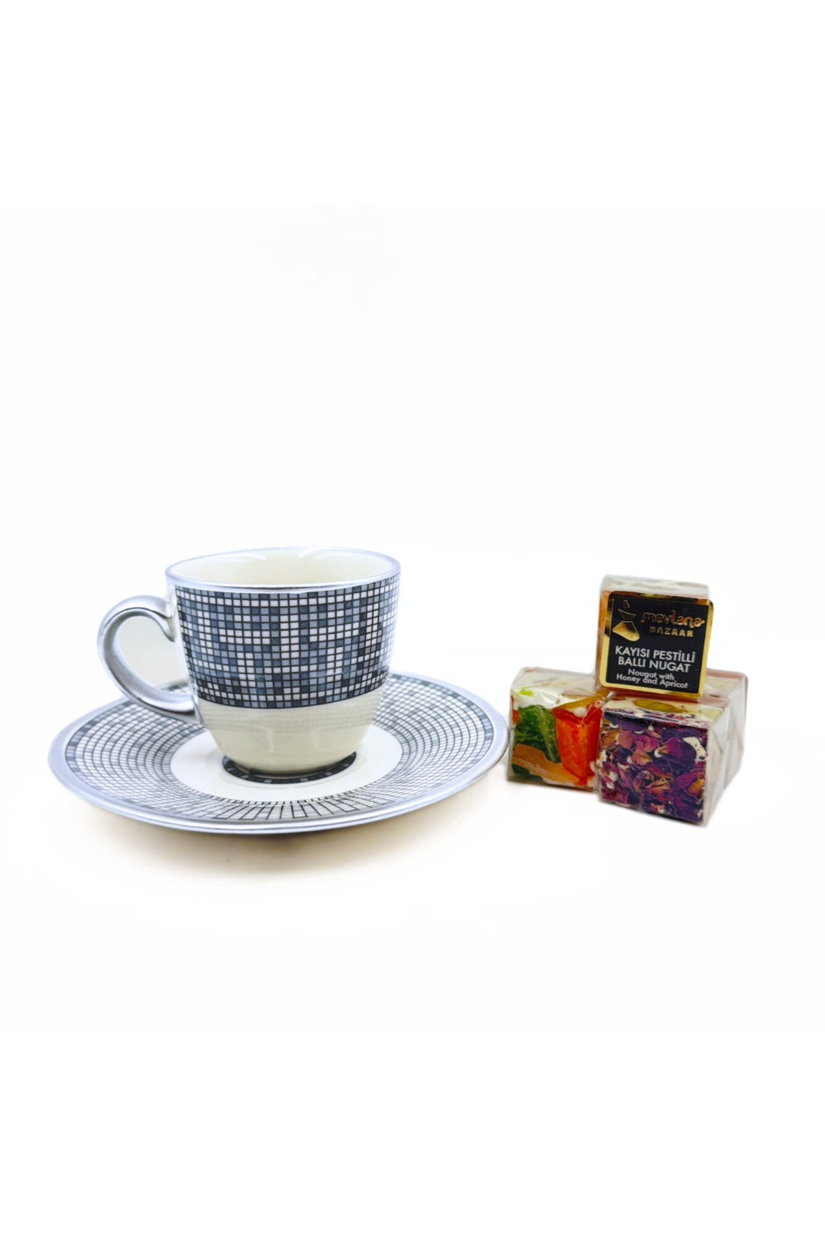 MEVLANA BAZAAR Hermes Mozaik 6-Piece Coffee Cup Set- Trendyol