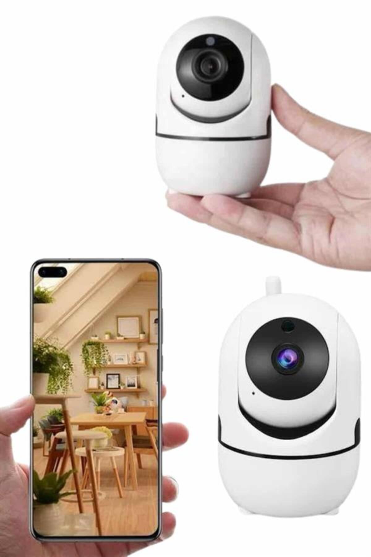 ZERO LAND TECHMRT Mini IP Kamera Hareketli Güvenlik Kamerası Kablosuz Wifi (211549) Kamera Mikrofonlu