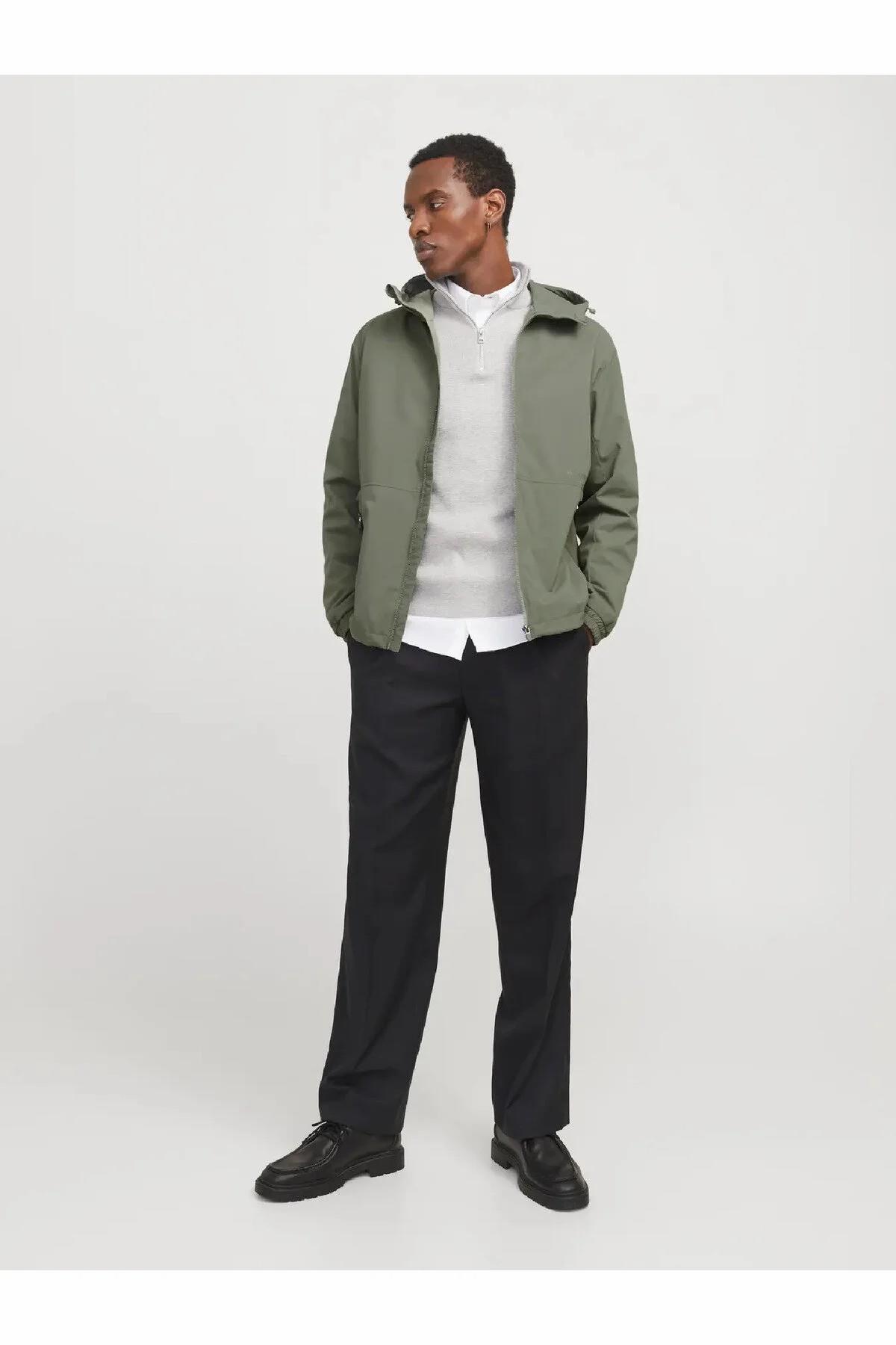 کت مردانه راسته آستین بلند | جک اند جونز Jack & Jones 12268606-Agave Gree - تصویر 3
