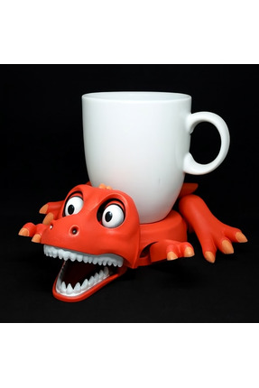 Generic Şaşkın Dost Sürpriz Bardak Altlığı | Kupa Konunca Hareket Eden 3D Bas...