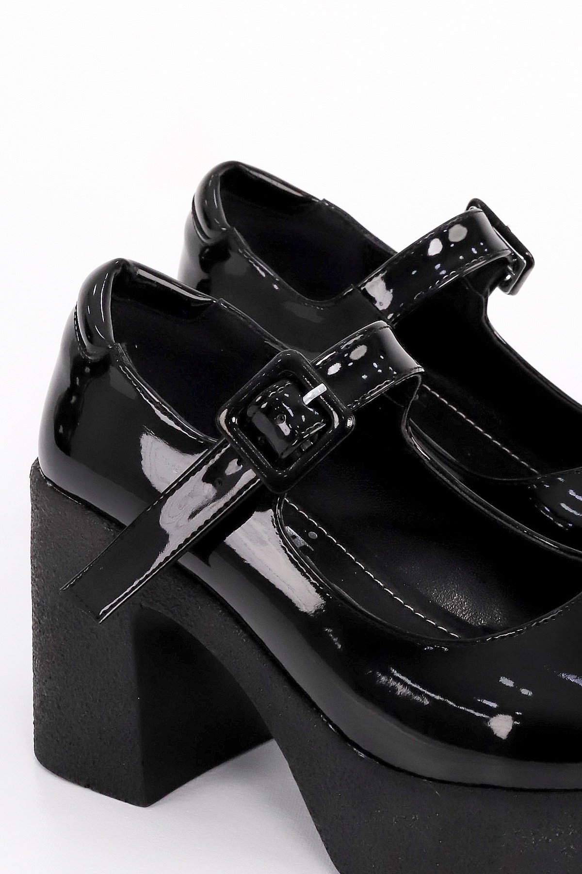 Mamito Ayakkabı SM 3262 Kemerli Yüksek Topuklu Loafer görsel 4
