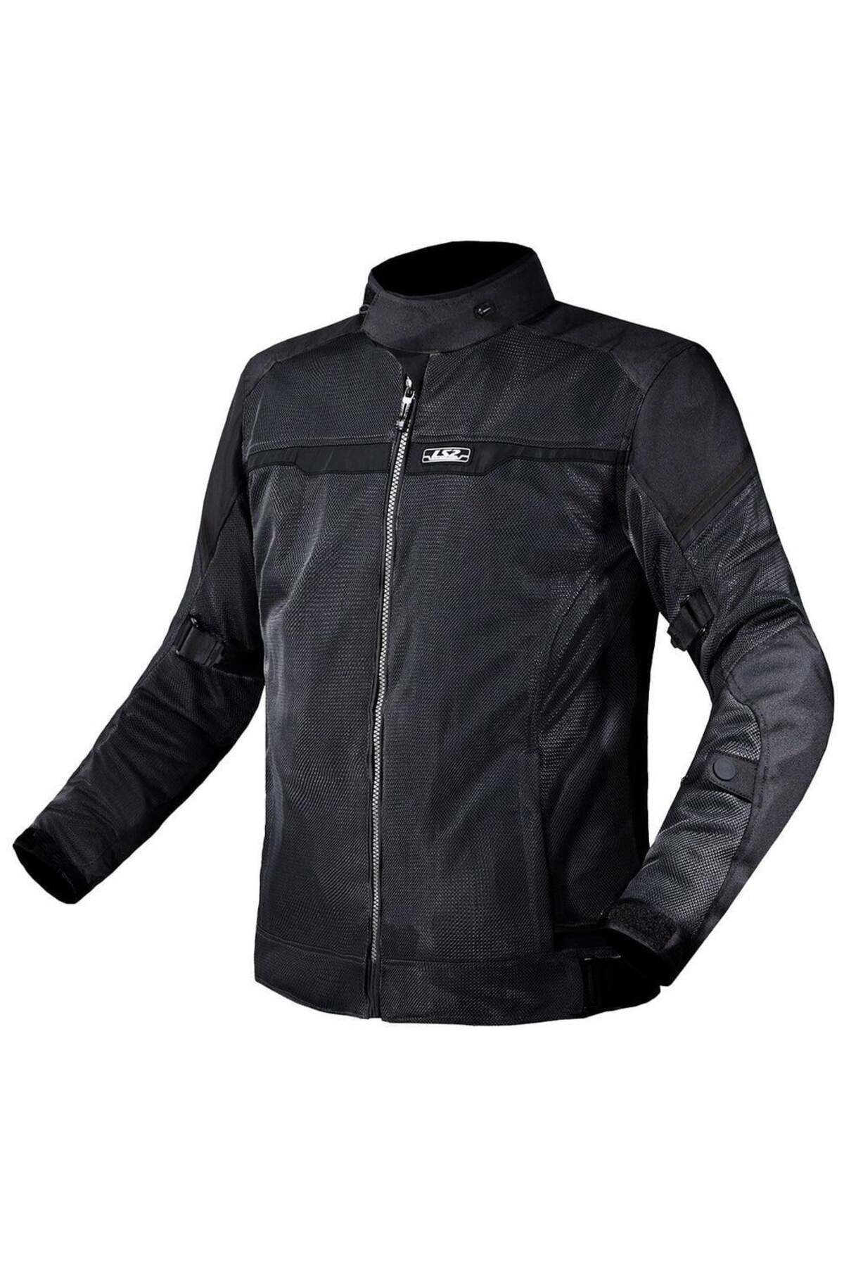 LS2 Riva Kadın Yazlık Korumalı File Motosiklet Montu Siyah