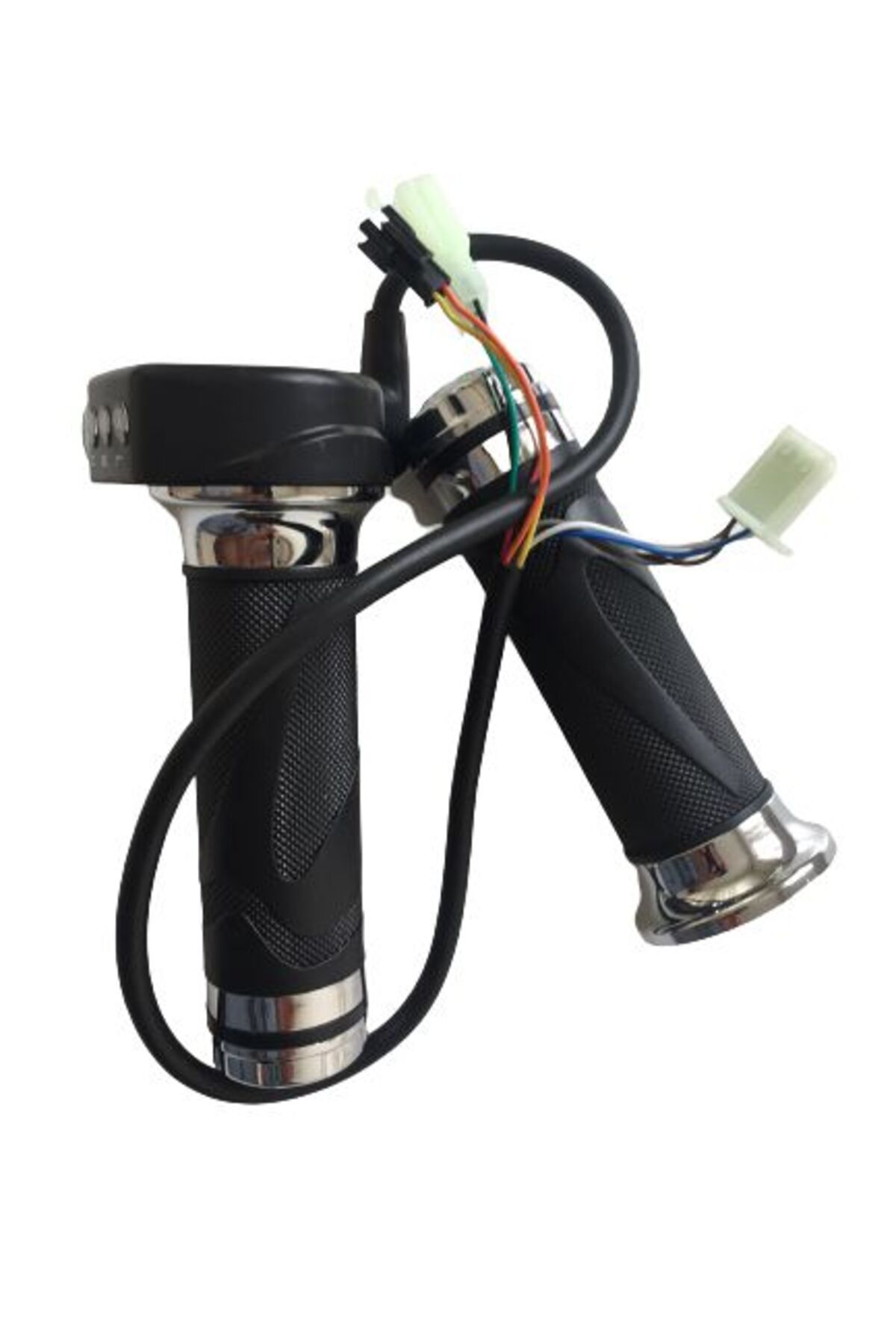 Alkan MB E-Bike Vitesli Gaz Kolu 232 Yeşil Düğme 3 Işık