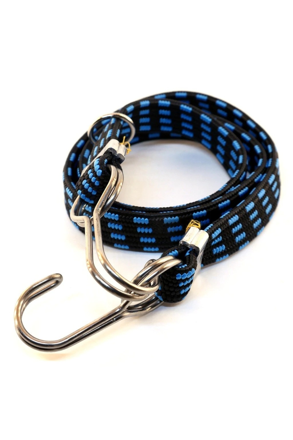 Alkan MB BAGAJ LASTİĞİ KALIN ÇELİK KANCALI 15mmx5mmx100Cm  MAVİ