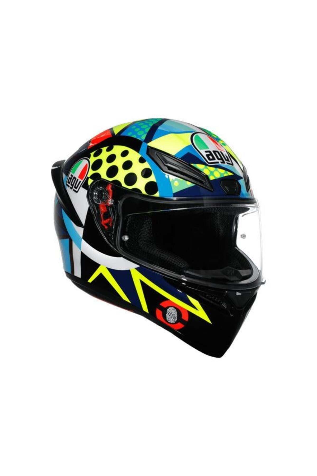 AGV Motosiklet Kaskı K1 S Rossi Winter Test 2020 Configuration