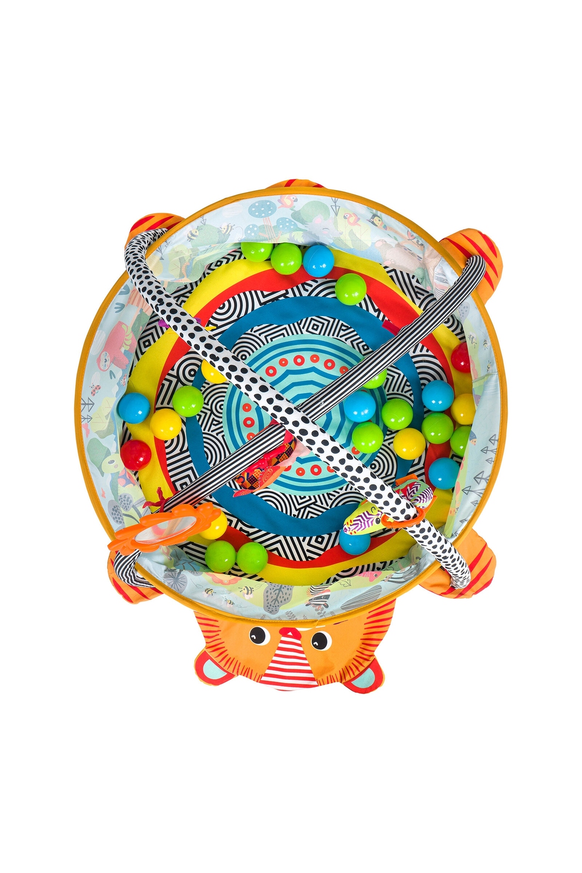 babydoor Toys Komik Aktivite Jimnastik Topu Sevimli Aslan 3 ü 1 Arada Aktivite ve Oyun Halısı 506 fotoğrafı 5 (önizleme)