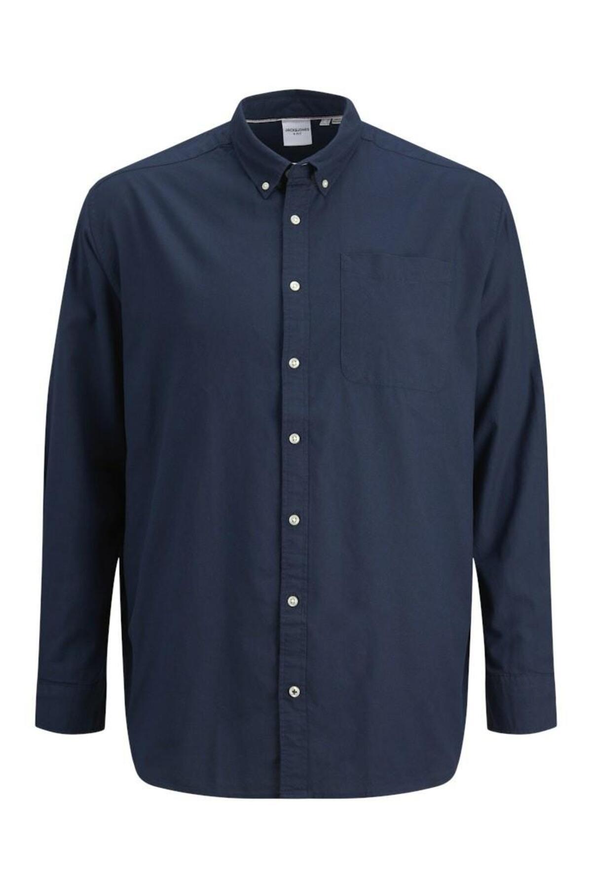 Jack & Jones Jack Jones Oxford Plus Büyük Beden Erkek Gömlek 12190444