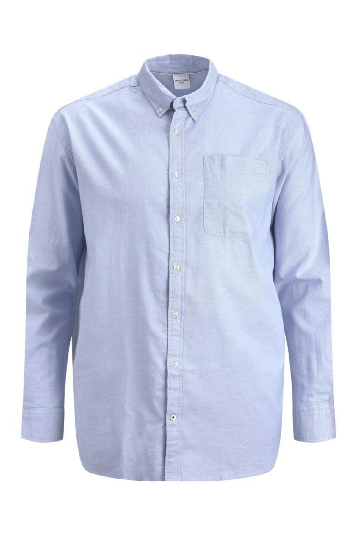 Jack & Jones Jack Jones Oxford Plus Büyük Beden Erkek Gömlek 12190444