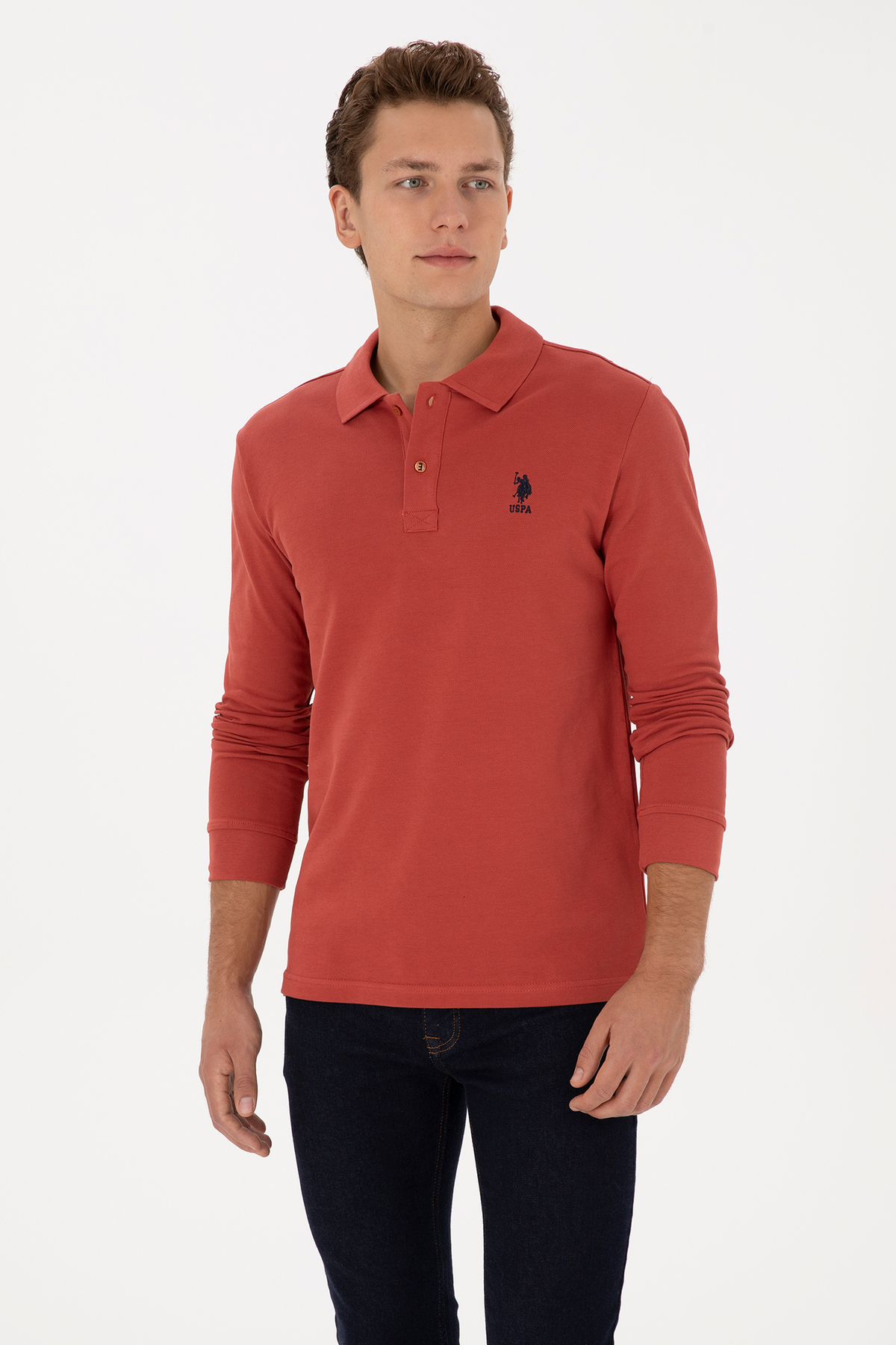پولوشرت مردانه یقه پلو | یو اس پولو U.S. Polo Assn. 50307687 TR - تصویر 3