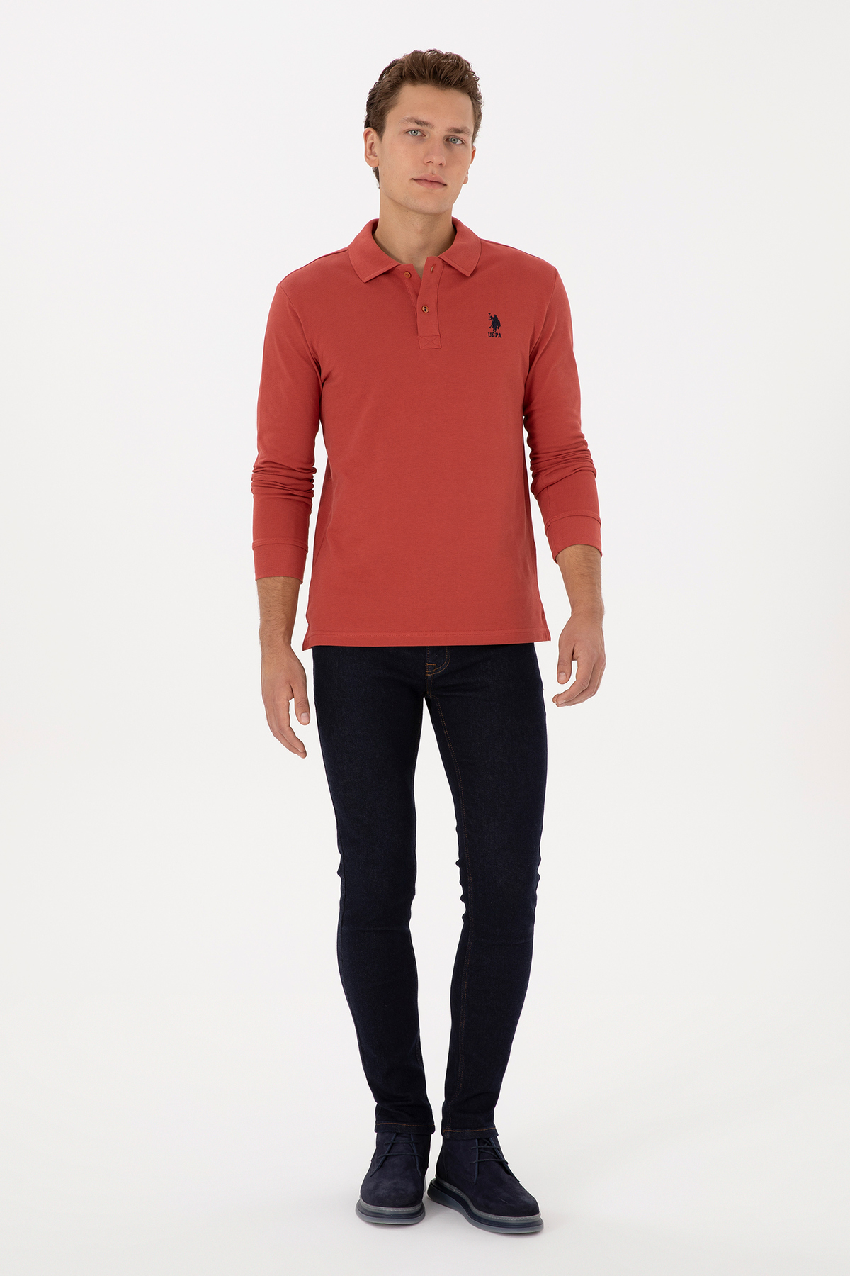 پولوشرت مردانه یقه پلو | یو اس پولو U.S. Polo Assn. 50307687 TR - تصویر 4