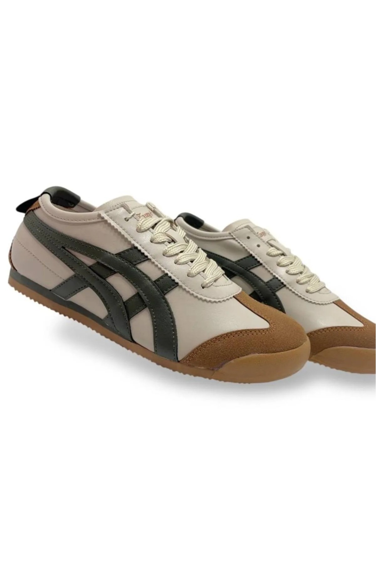 Unisex Casual Oxford Kısa Kaymaz Taban Yürüyüş Spor Ayakkabı — خاکی ETAYGER2000 — تصویر 4 از 4