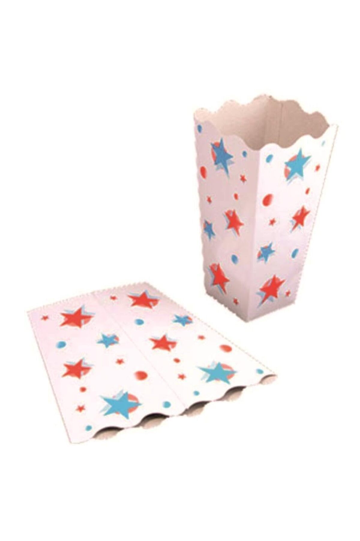 Hepta Collection ÇELİKPENÇE Büyük Karton Pop Corn/Mısır Kutusu 100 Adet