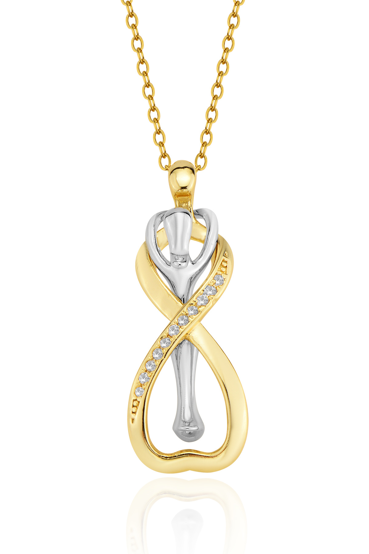 Infinite Dance Stainless Steel Necklace