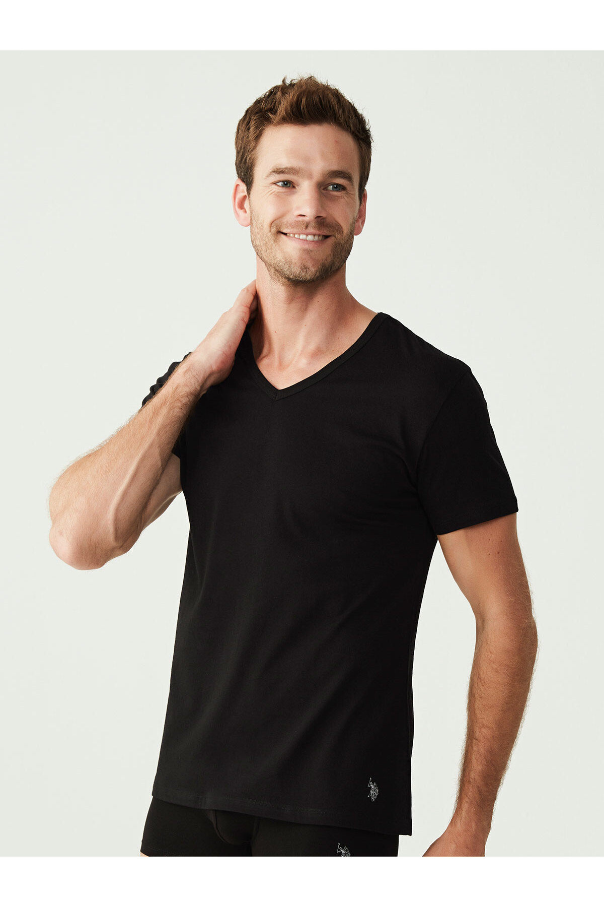 یو اس پولو زیرپوش‌های مردانه دارای مجوز، ۱۰۰٪ پنبه، بسته ۲ عددی (جعبه‌ای)