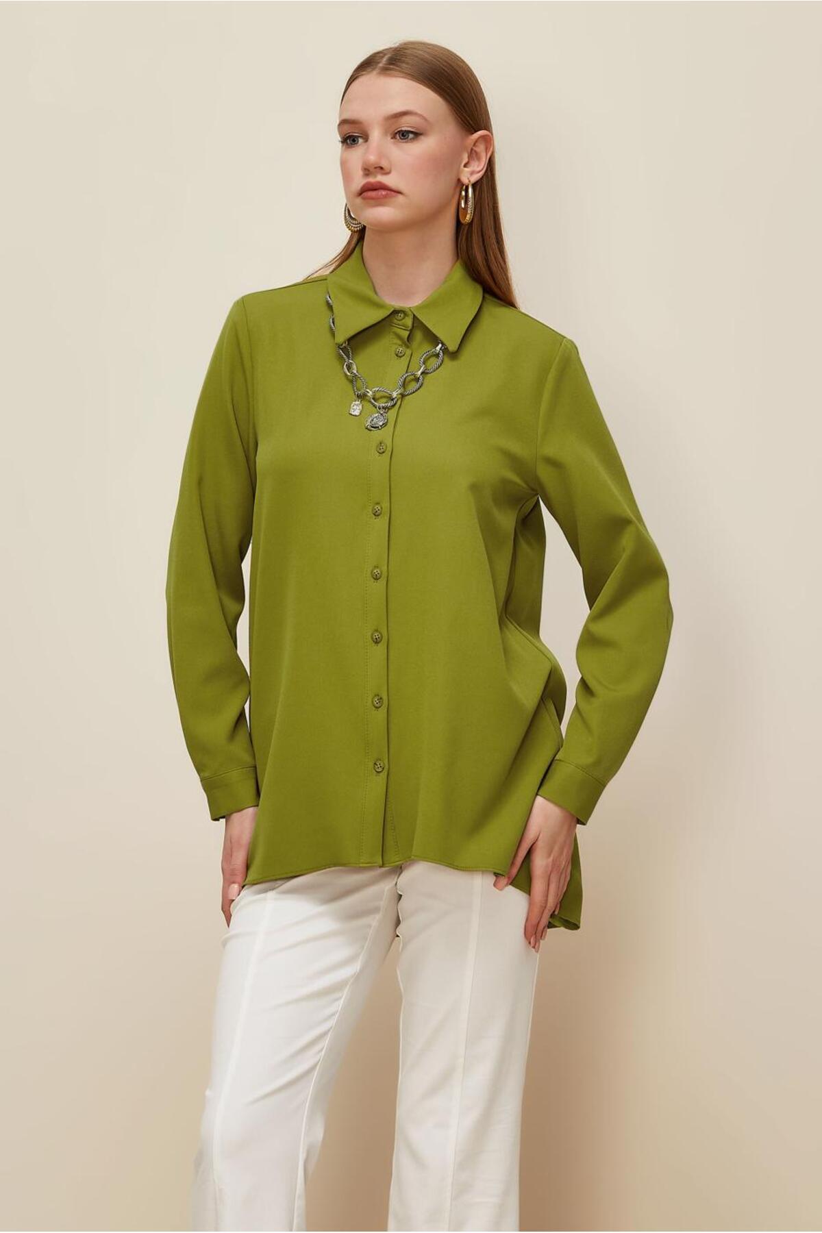 آلوینا پیراهن یقه‌دار تونیک ۴۶۰۷۹