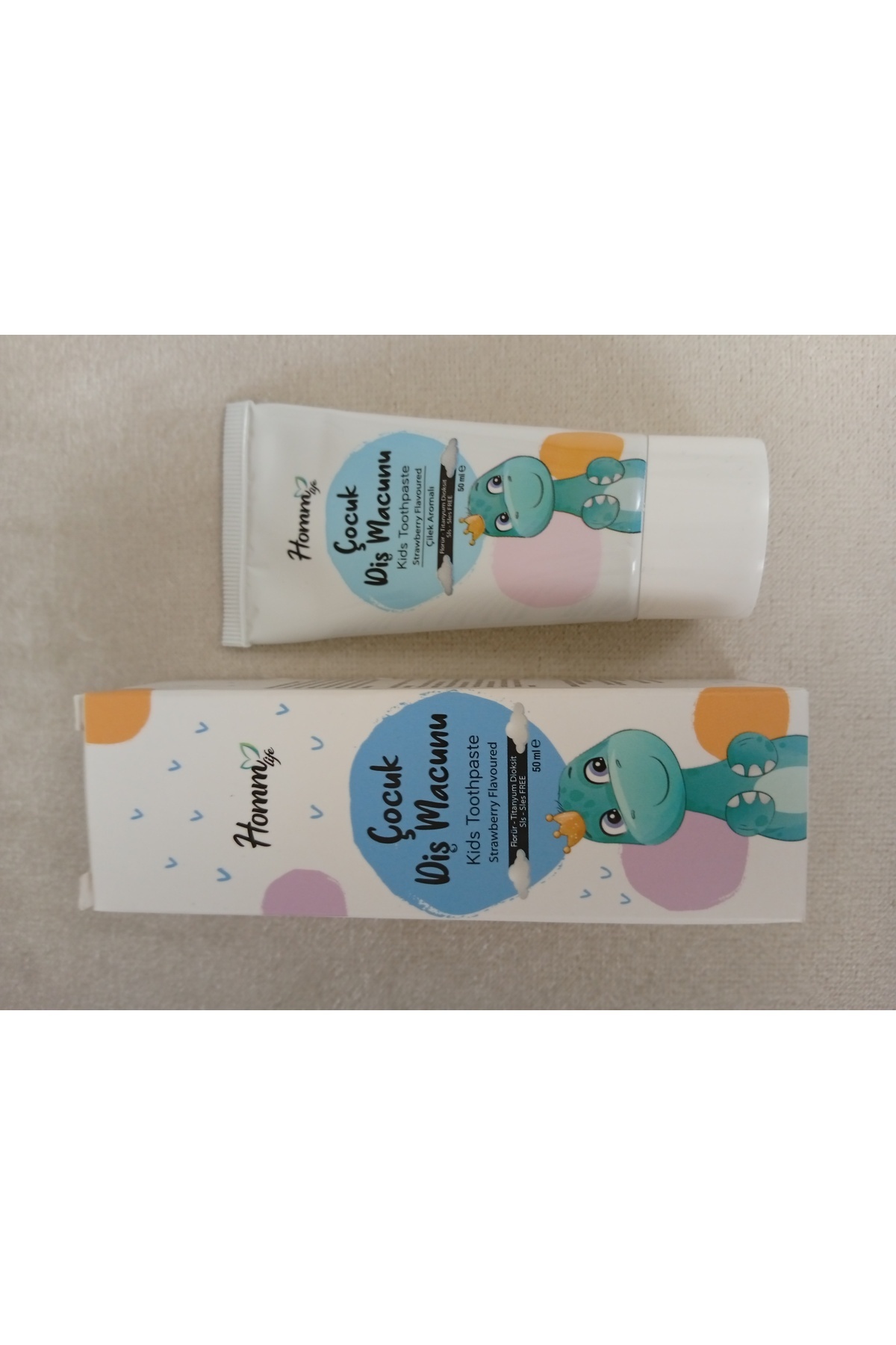 Pervin Ablacım Homm lıfe çocuk diş macunu çilek aromalı 50 ml