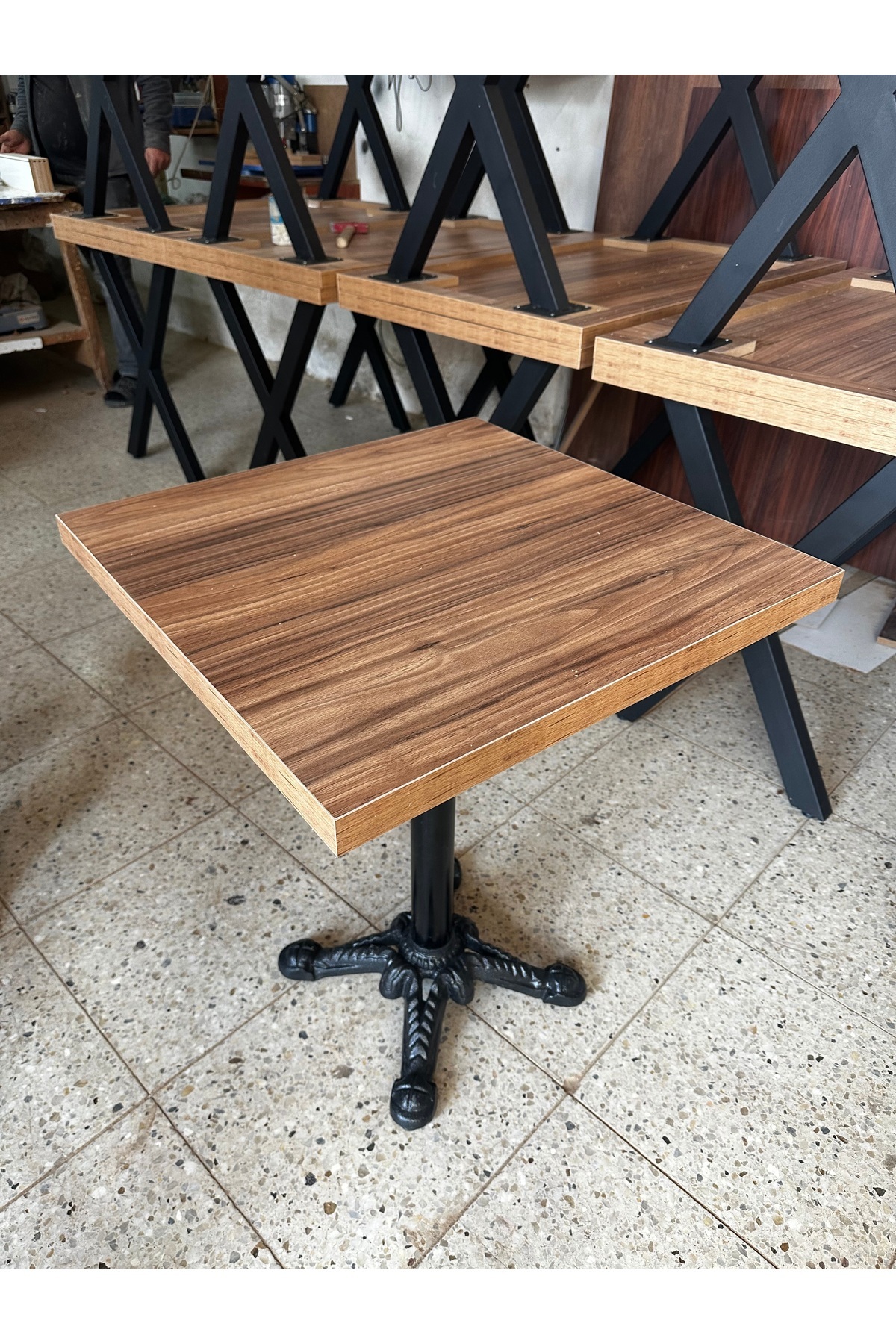 Ömür hobi %100 MDFLAM cafe masaları 120x70