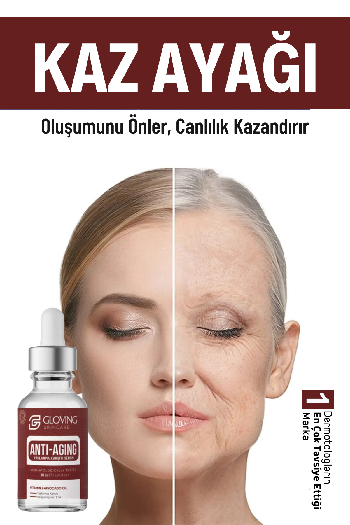 Glowingskıncare Gelişmiş Yaşlanma Karşıtı Cilt Bakım Serumu — 65562