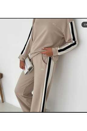 H&S Studio uzun kollu eşofman takımı rahat kalıp