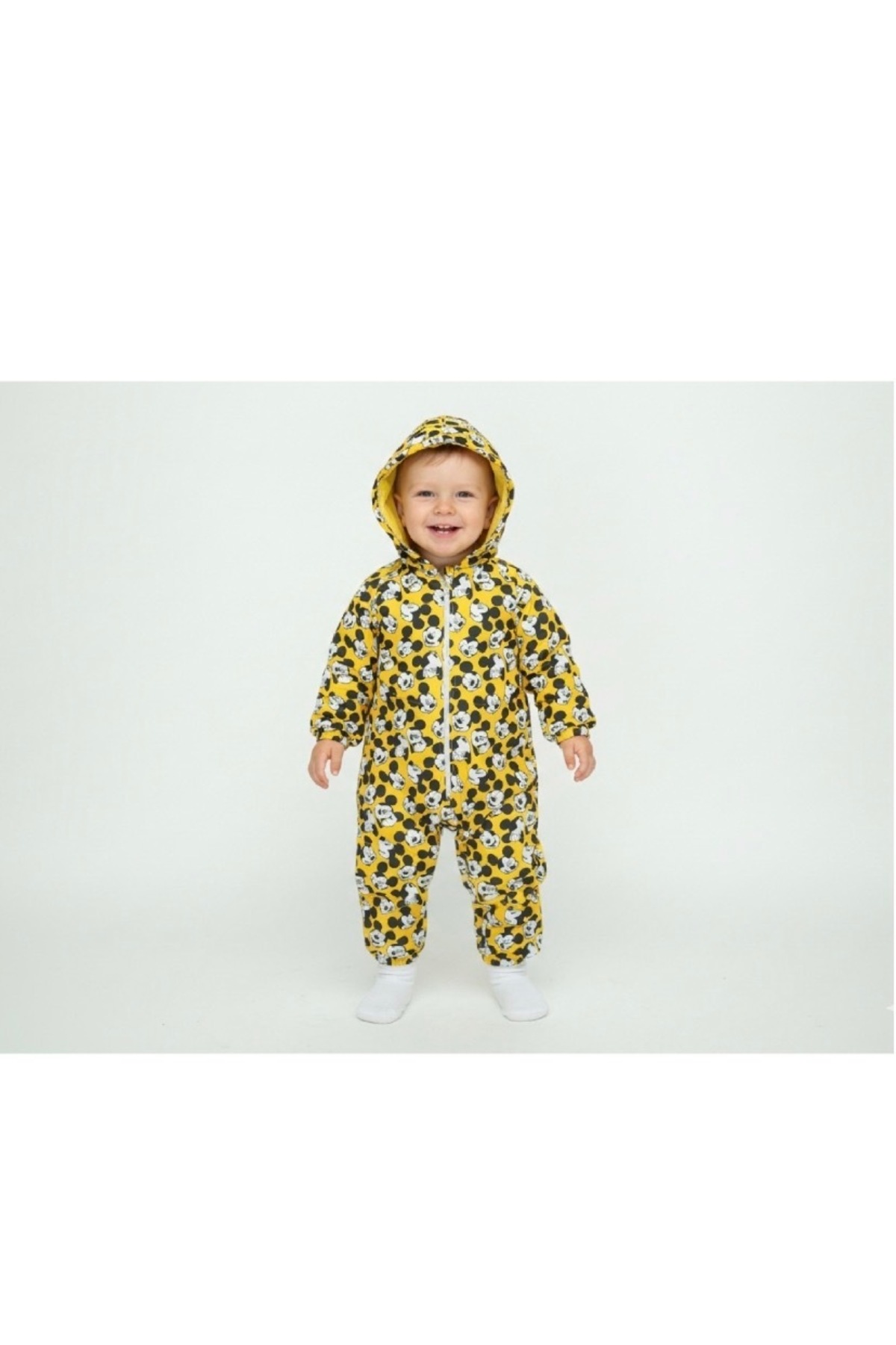 MAİSON RY 6-18 ay kışlık su geçirmez erkek bebek çocuk yağmurluk fotoğrafı 2 (önizleme)