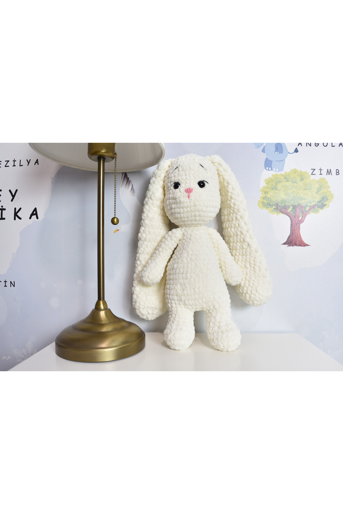 MiniVerse Store MiniVerse Tavşan Uyku Arkadaşı El Örgüsü