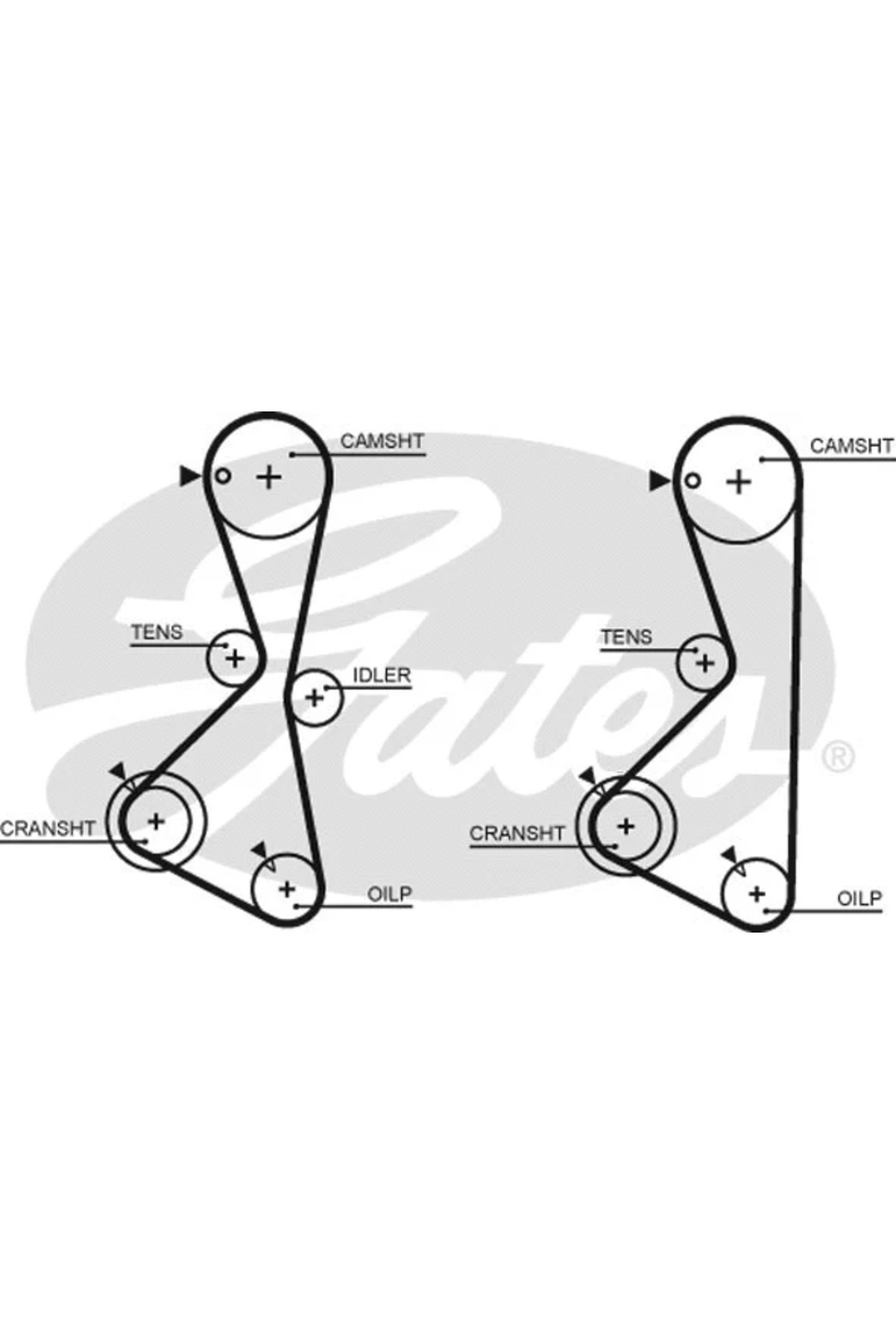 GATES Triger kayışı GAT 5373XS