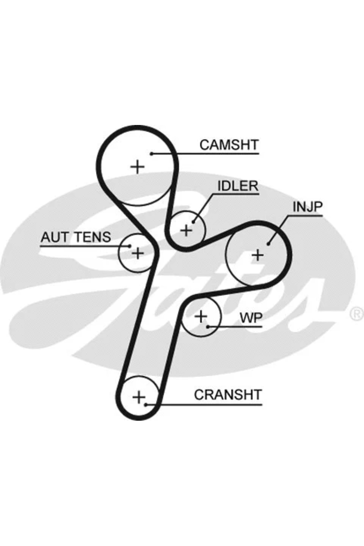 GATES Triger kayışı seti GAT K015634XS