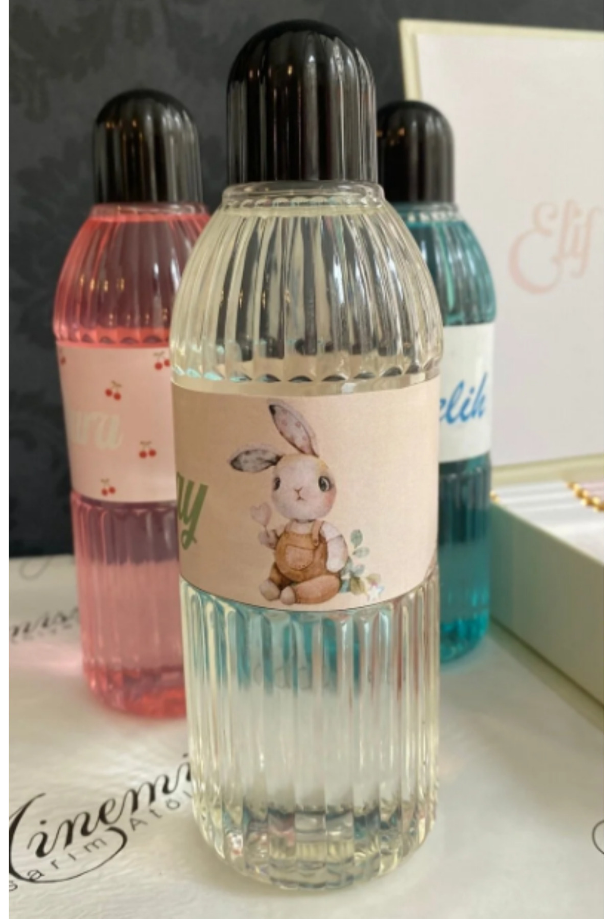 imzatasarım Lüks İsme Özel Tasarımlı Tekli Kız-Erkek Bebek Kolonyası Dogum-Yaş Günü-Hediyelik Kolonya fotoğrafı 4 (önizleme)