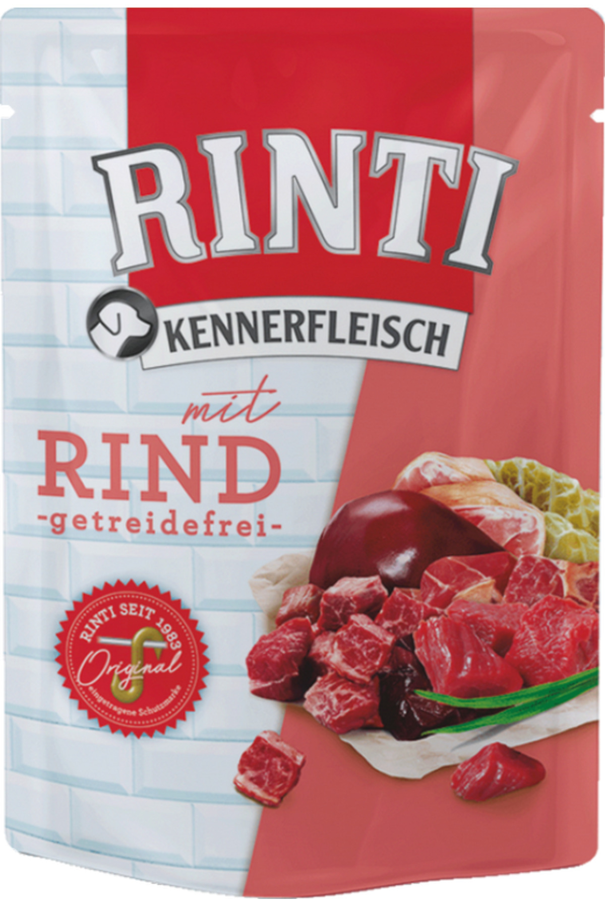 Rinti TECHMRT DANA ETLI POUCH KÖPEK MAMASI 400 GR X (212359) 5 ADET