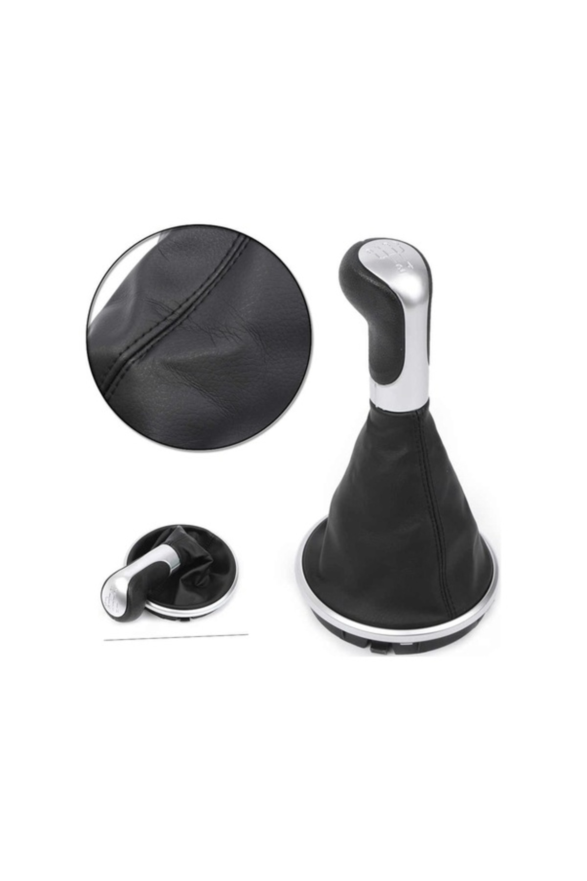 göktuğ otomotiv Skoda Roomster 2007 - 2010 Vites Topuzu 5 Ileri Vites Körük Gri