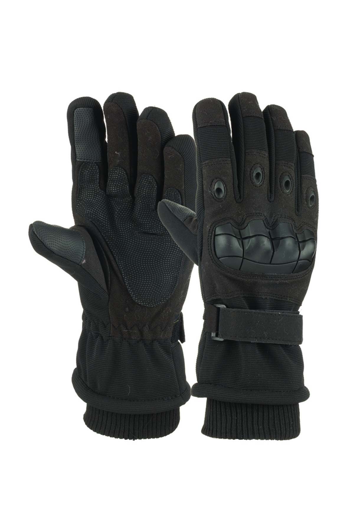 Suyutti Taktik Stil Yetişkin Motorcu Eldiveni Siyah