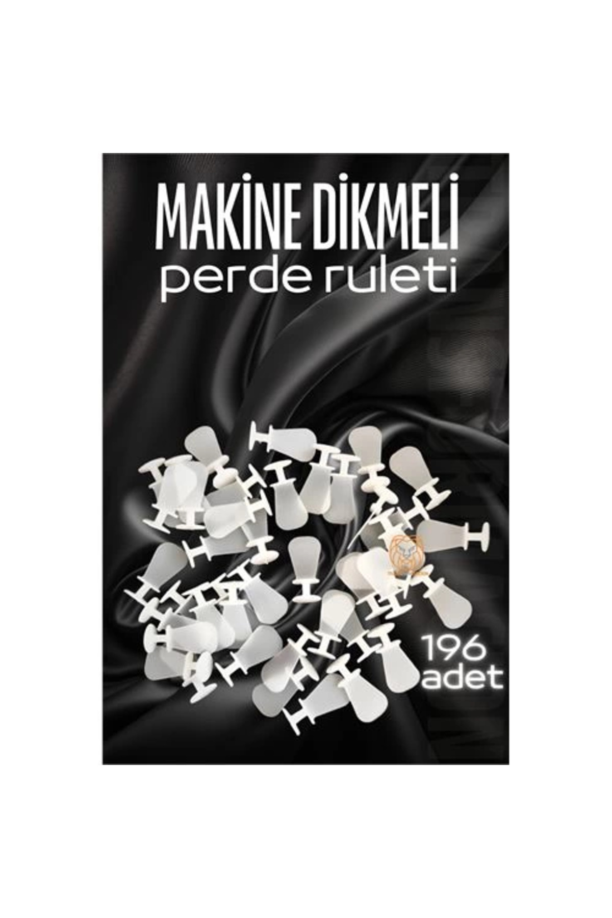 Belle Fusion BFS Makine Dikmeli Perde Düğmesi Perde ruleti Perde Düğmesi 196 Adet