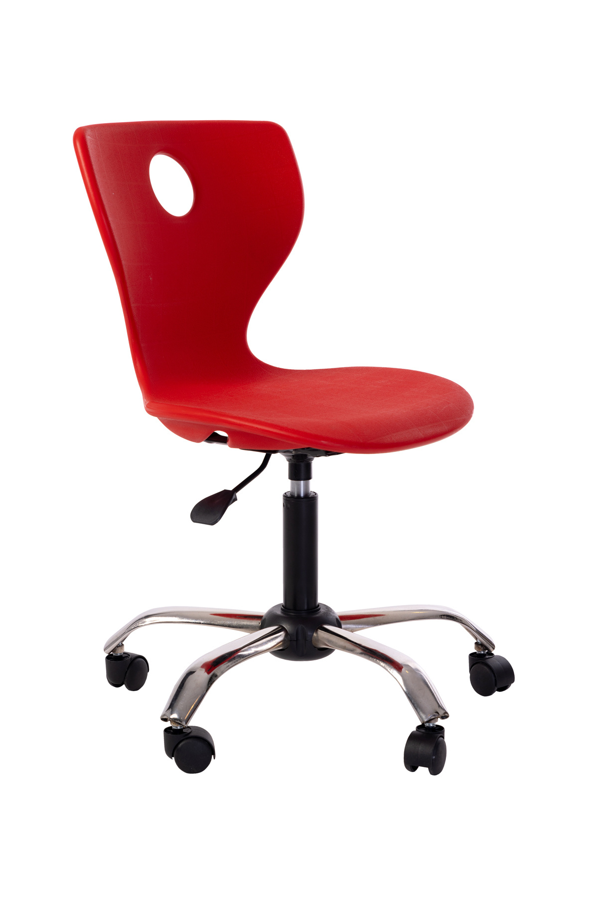 Child Study Chair with Adjustable Height Swivel Leg with Monoblock Wheel, Office Chair