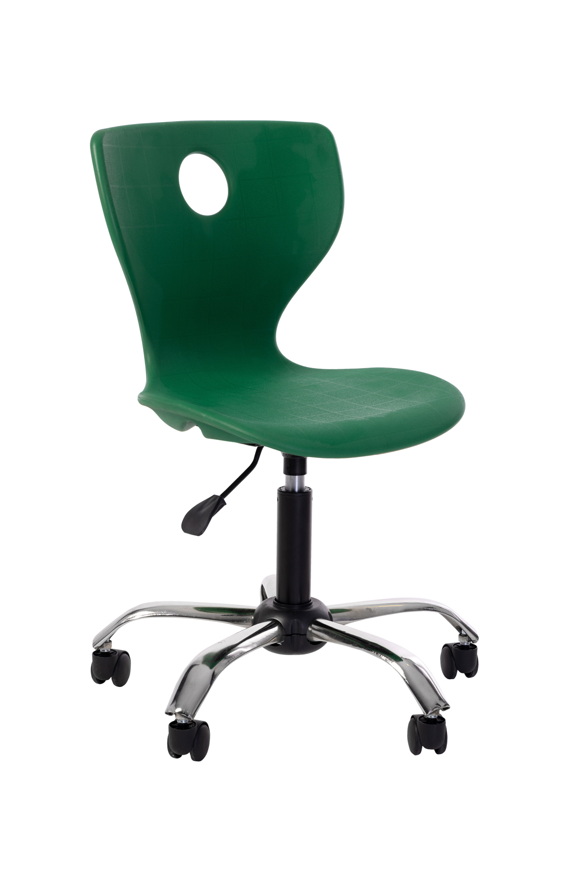 Child Study Chair with Adjustable Height Swivel Leg with Monoblock Wheel, Office Chair