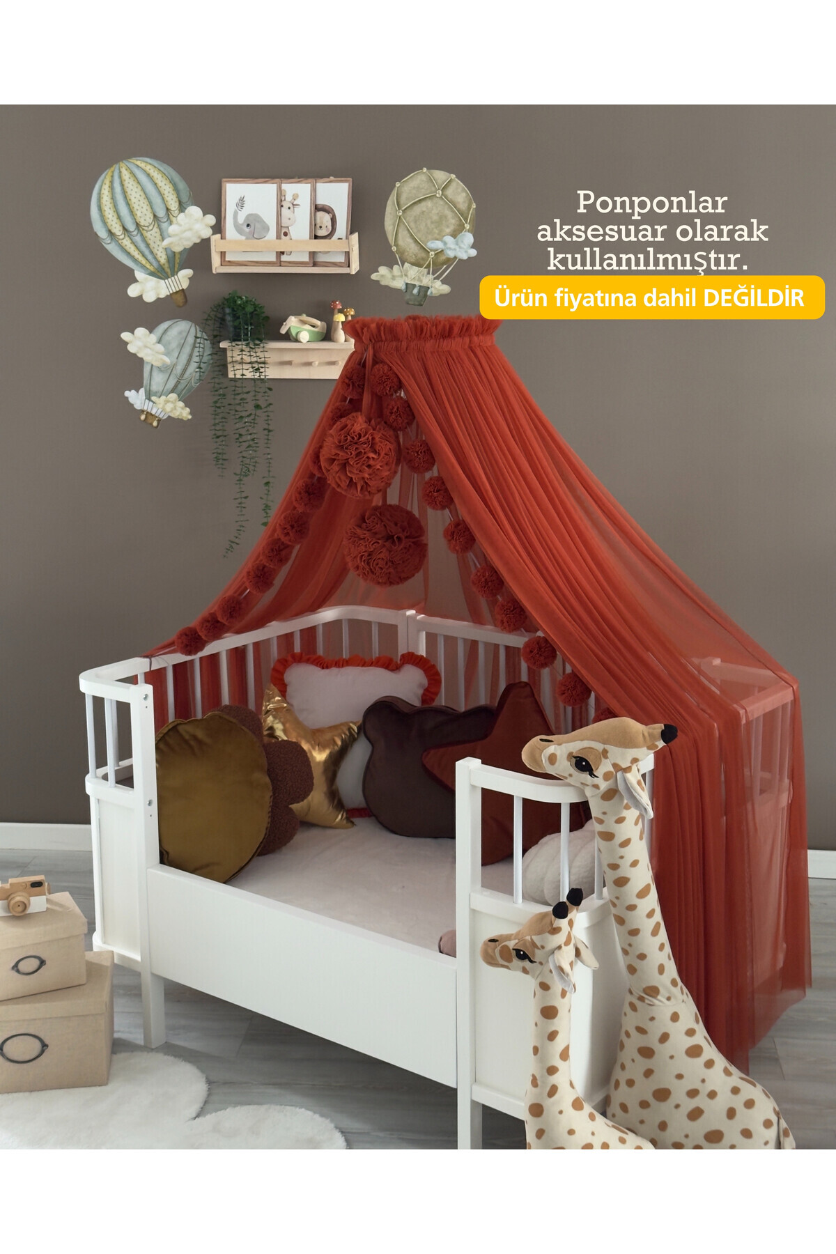 Miniden Tarçın Aparatlı Beşik Cibinliği