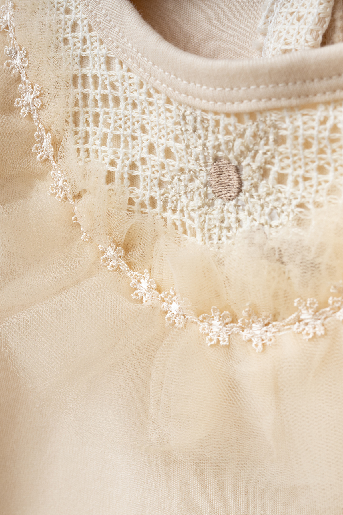 ZEYNUKO KIZ BEBEK FİSTOLU TÜLLÜ 0-3 AY YENİDOĞAN HASTANE ÇIKIŞI ZIBIN SETİ KUTULU fotoğrafı 3 (önizleme)