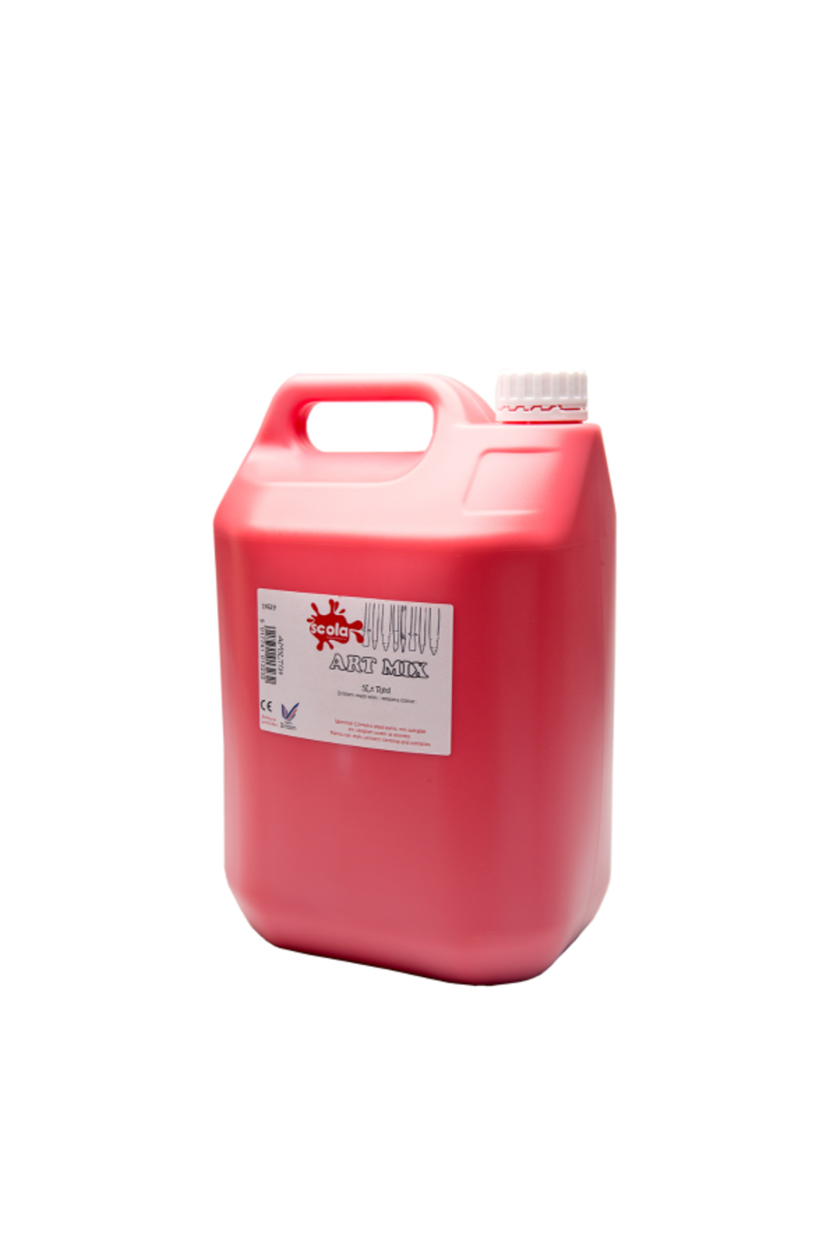 رنگ آماده مخلوط ۵ لیتری – قرمز روشن