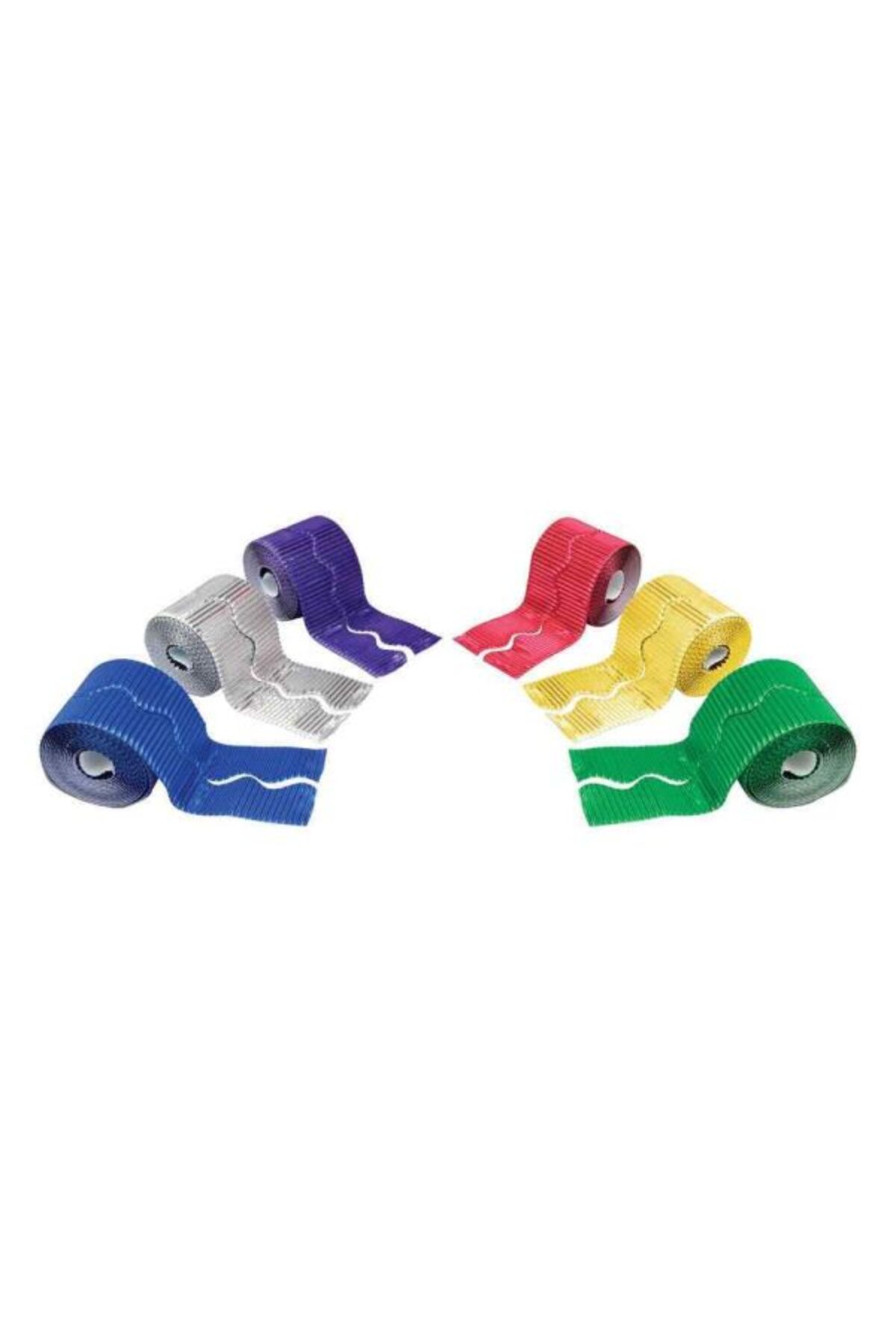 لبه‌دوزی موج‌دار فلزی - نقره‌ای