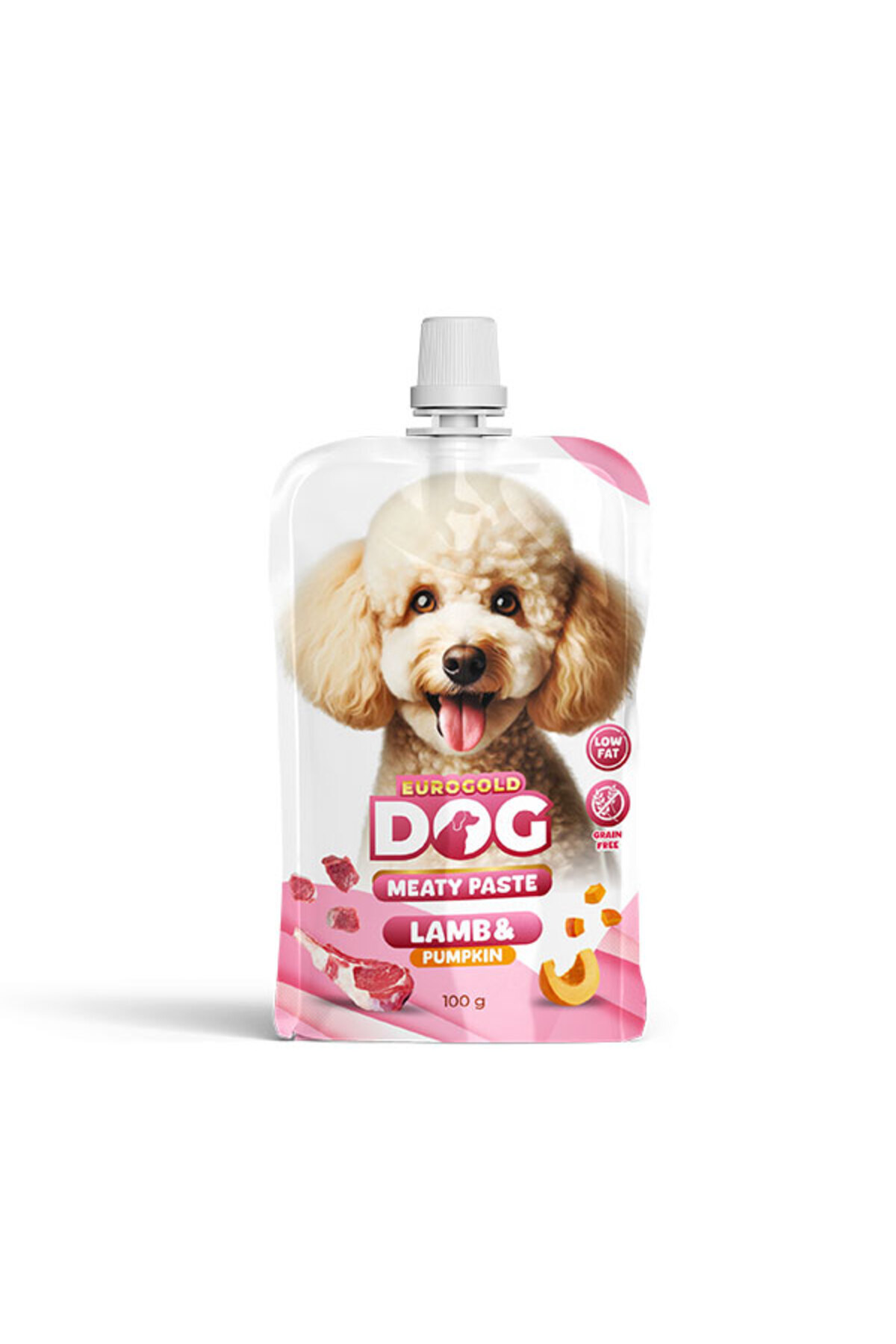 Eurodog LVSQVR EuroGold Dog Et Ezmesi Kuzu-Balkabağı (164219) 100 Gr