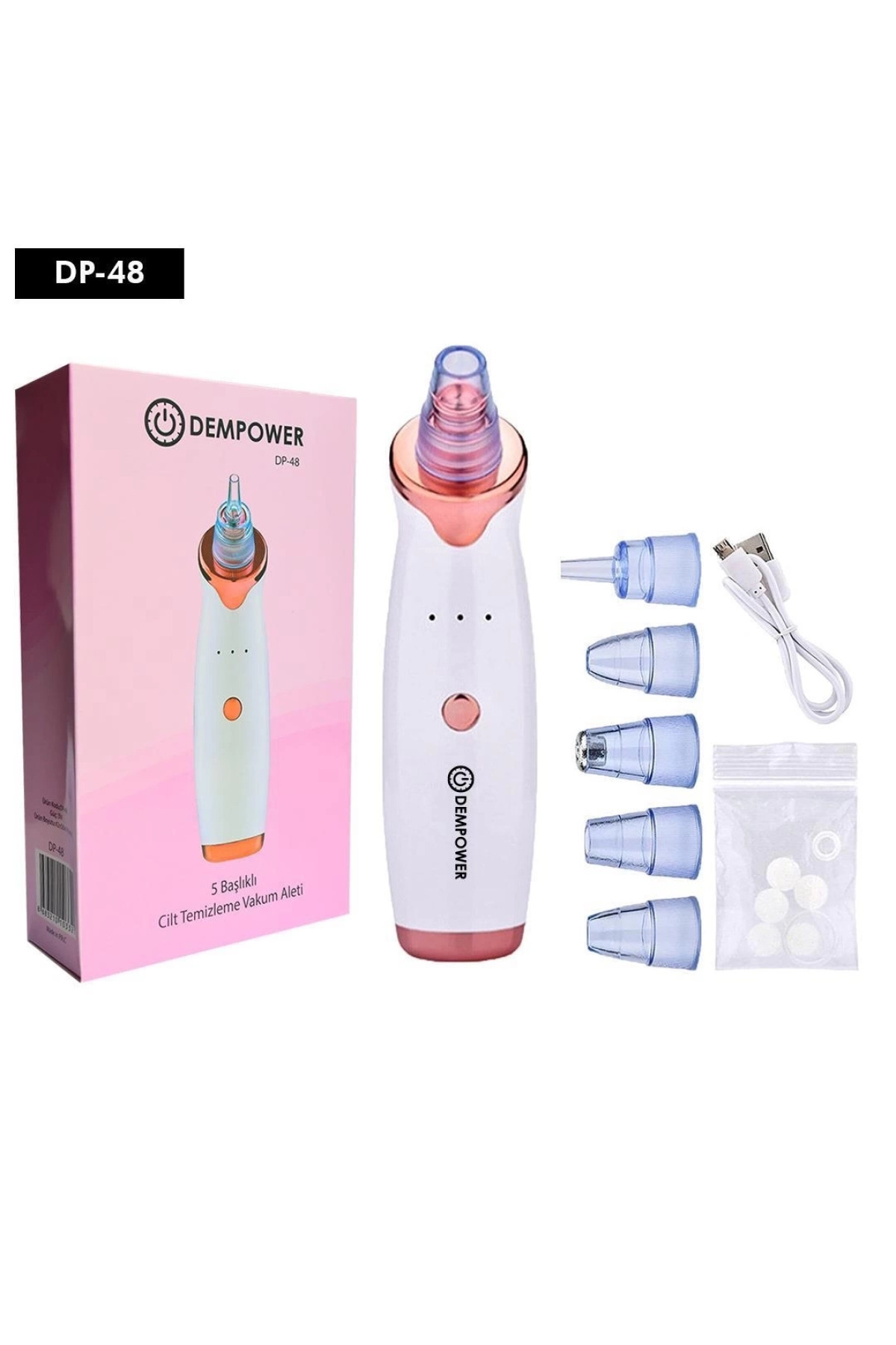 TeknoKesgin Dempower 5 Başlıklı Cilt Temizleme Vakum Aleti